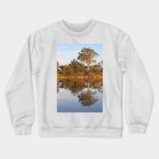 Late Afternoon Reflections on the River Murray Crewneck Sweatshirt